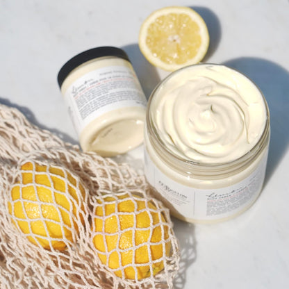 No. 005 Lemon Body Cream with Lemon Oil and Extracts, Moisturizes Dry Skin, 8 Ounces
